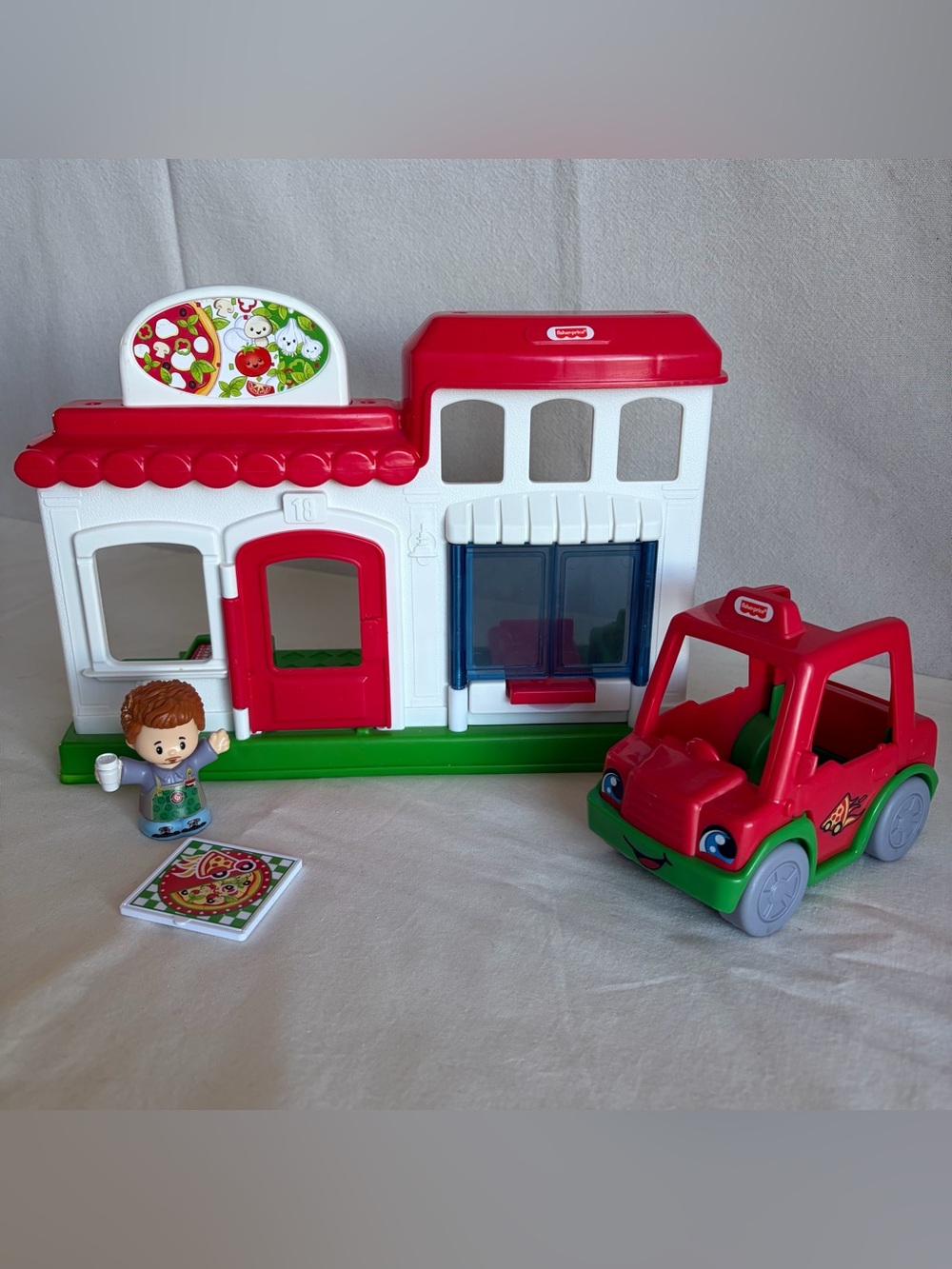 Fisher-Price Little People Pizzaria and Delivery Car